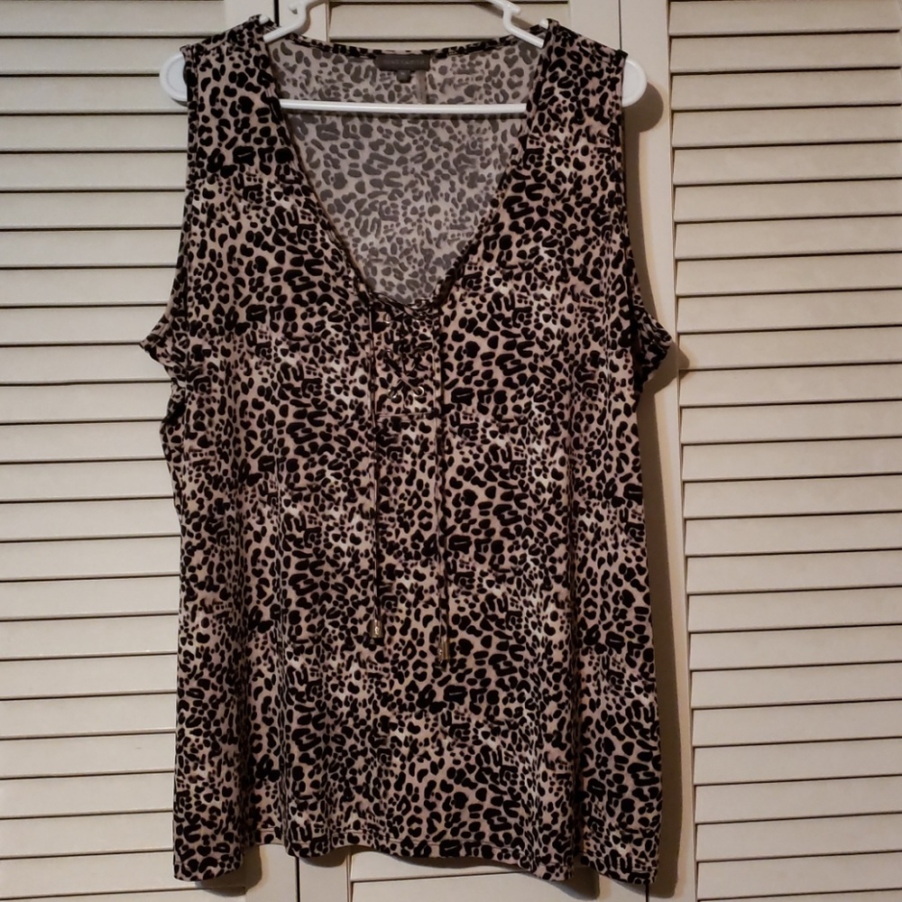 Leopard Print Tank Top